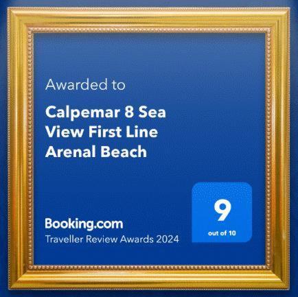 Calpemar 8 Sea View First Line Arenal Beach Exterior foto